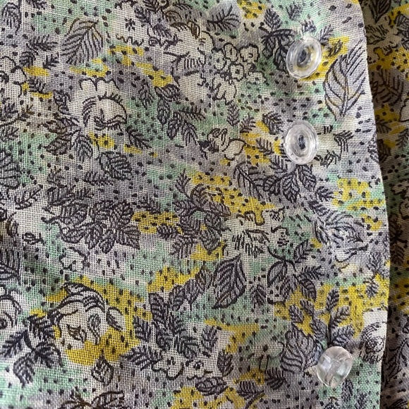 SOLD🌈 Vintage 1930s sheer floral chiffon - Picture 3 of 9